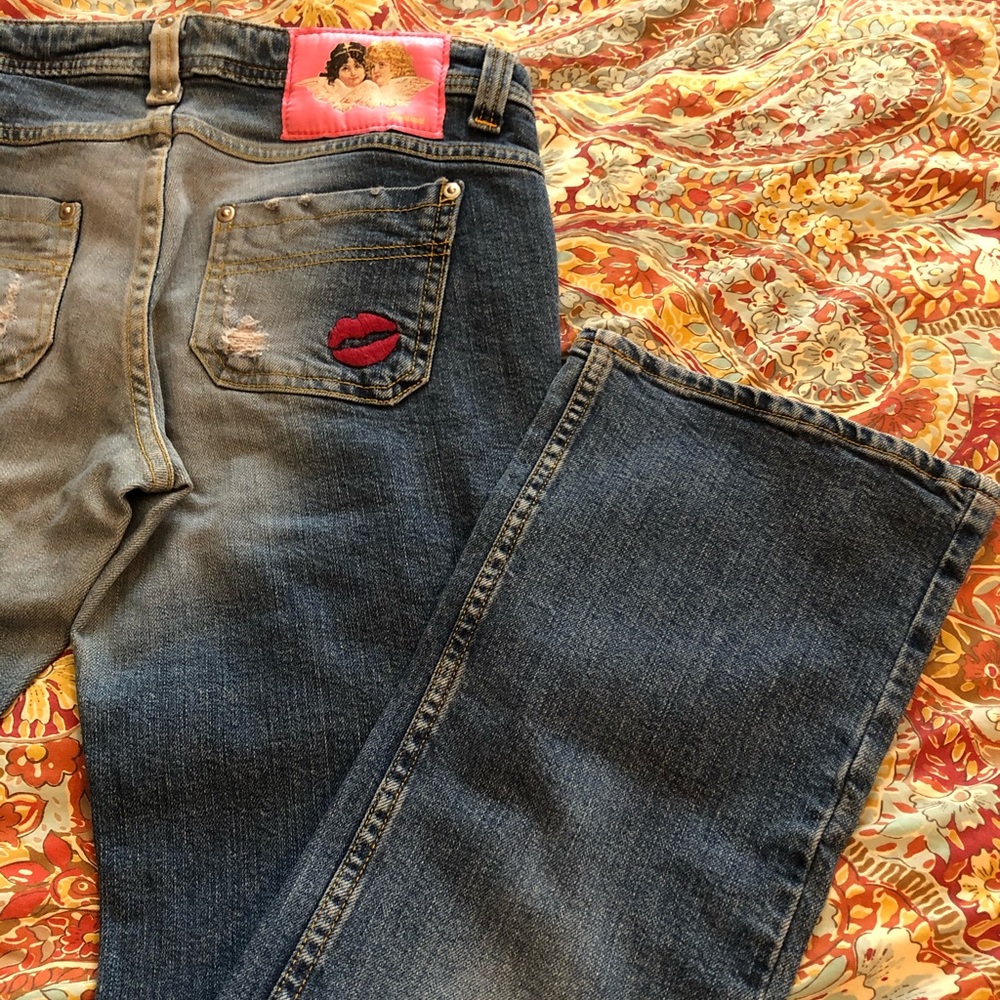 Vintage Fiorucci Angel Kiss Jeans.